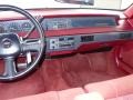 1992 Chevrolet Lumina Red Interior Dashboard Photo