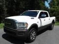 2020 Pearl White Ram 2500 Laramie Longhorn Crew Cab 4x4  photo #2