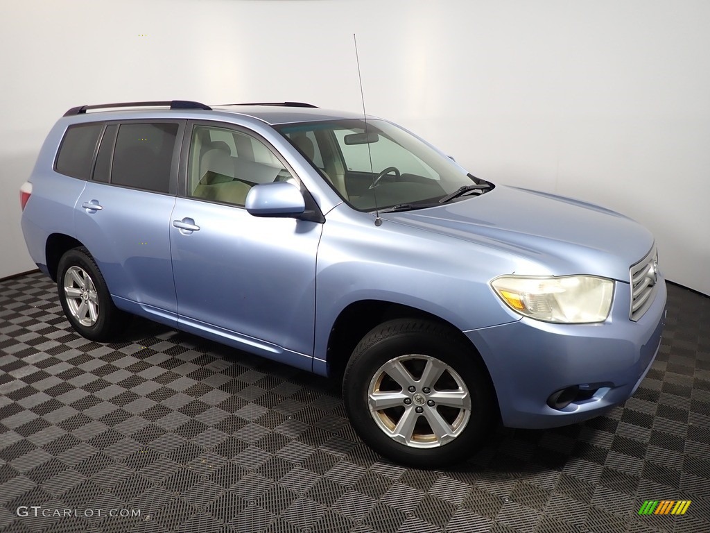 2009 Highlander  - Blue Streak Metallic / Ash photo #2