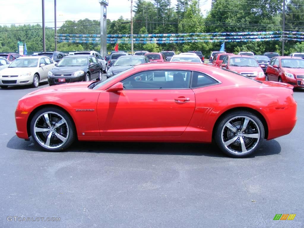 2010 Camaro SS Coupe - Victory Red / Black photo #11
