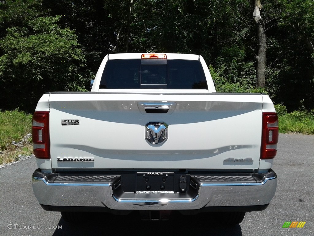 2020 2500 Laramie Crew Cab 4x4 - Pearl White / Black photo #7