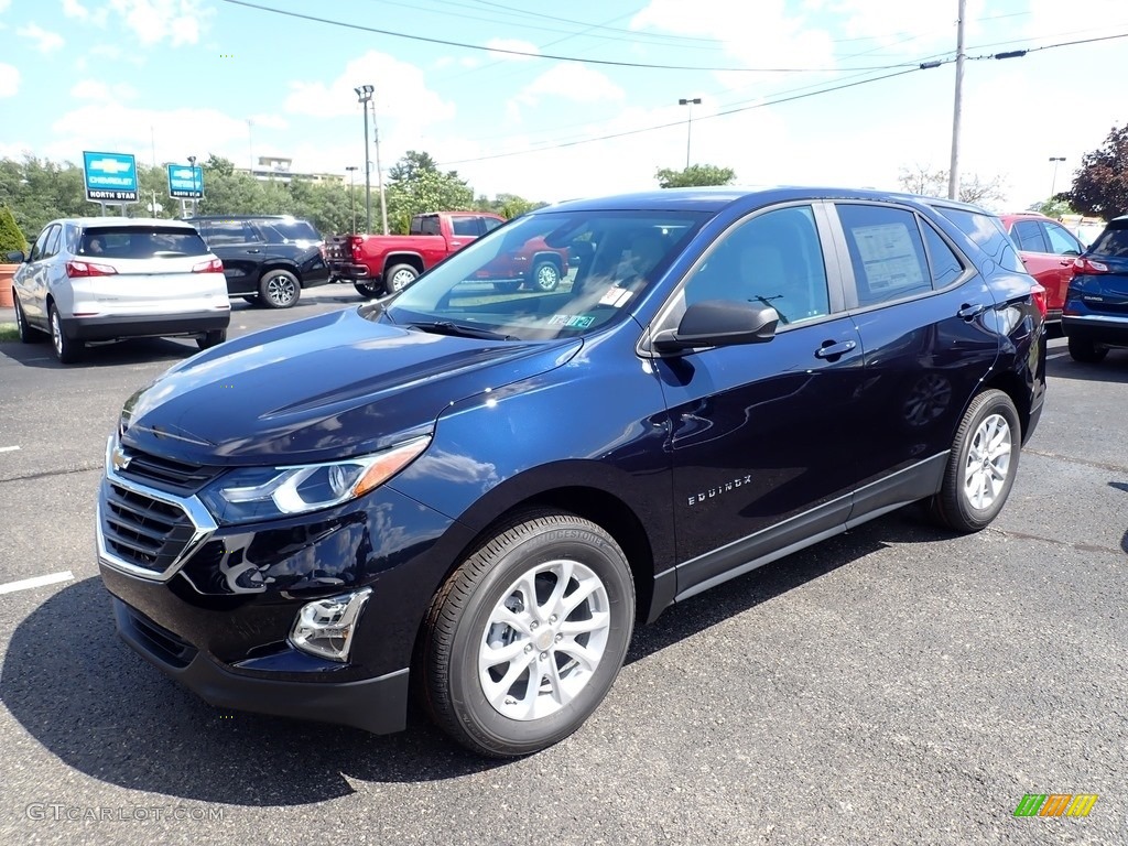 2020 Equinox LS AWD - Midnight Blue Metallic / Ash Gray photo #1