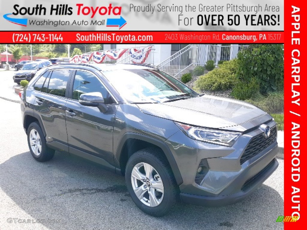 2020 RAV4 XLE AWD Hybrid - Magnetic Gray Metallic / Black photo #1