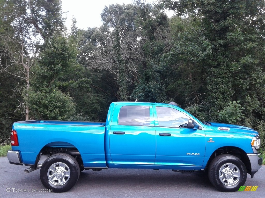 2020 2500 Tradesman Crew Cab 4x4 - Hydro Blue Pearl / Black photo #5