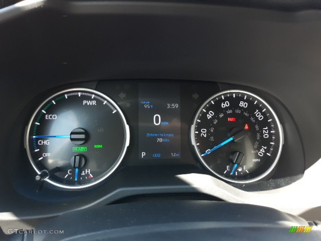 2020 Toyota RAV4 XLE AWD Hybrid Gauges Photo #139017582