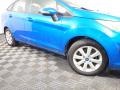 2013 Blue Candy Ford Fiesta SE Sedan  photo #3