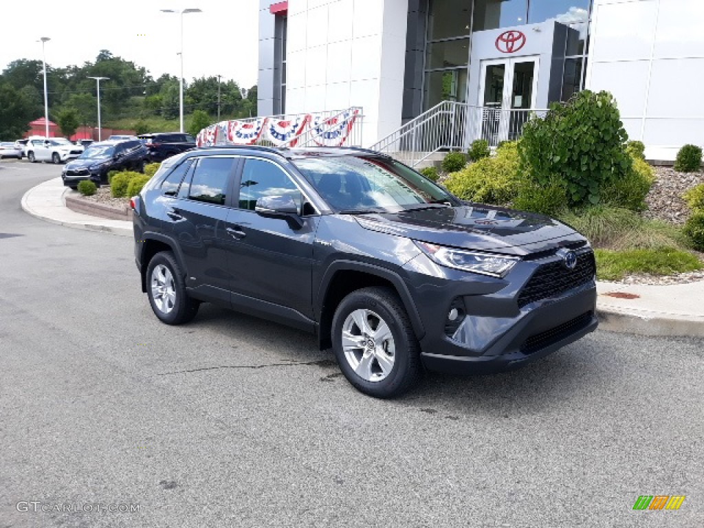 Magnetic Gray Metallic 2020 Toyota RAV4 XLE AWD Hybrid Exterior Photo #139018050