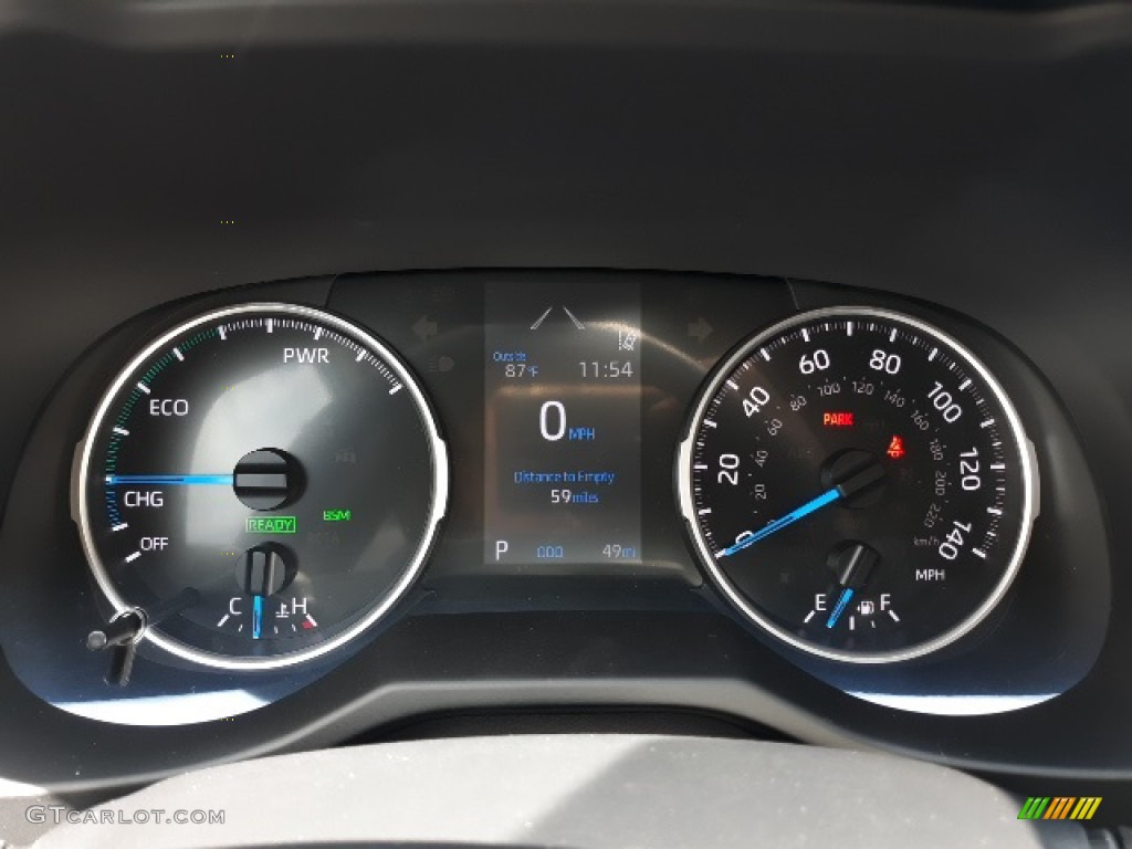 2020 Toyota RAV4 XLE AWD Hybrid Gauges Photo #139018155