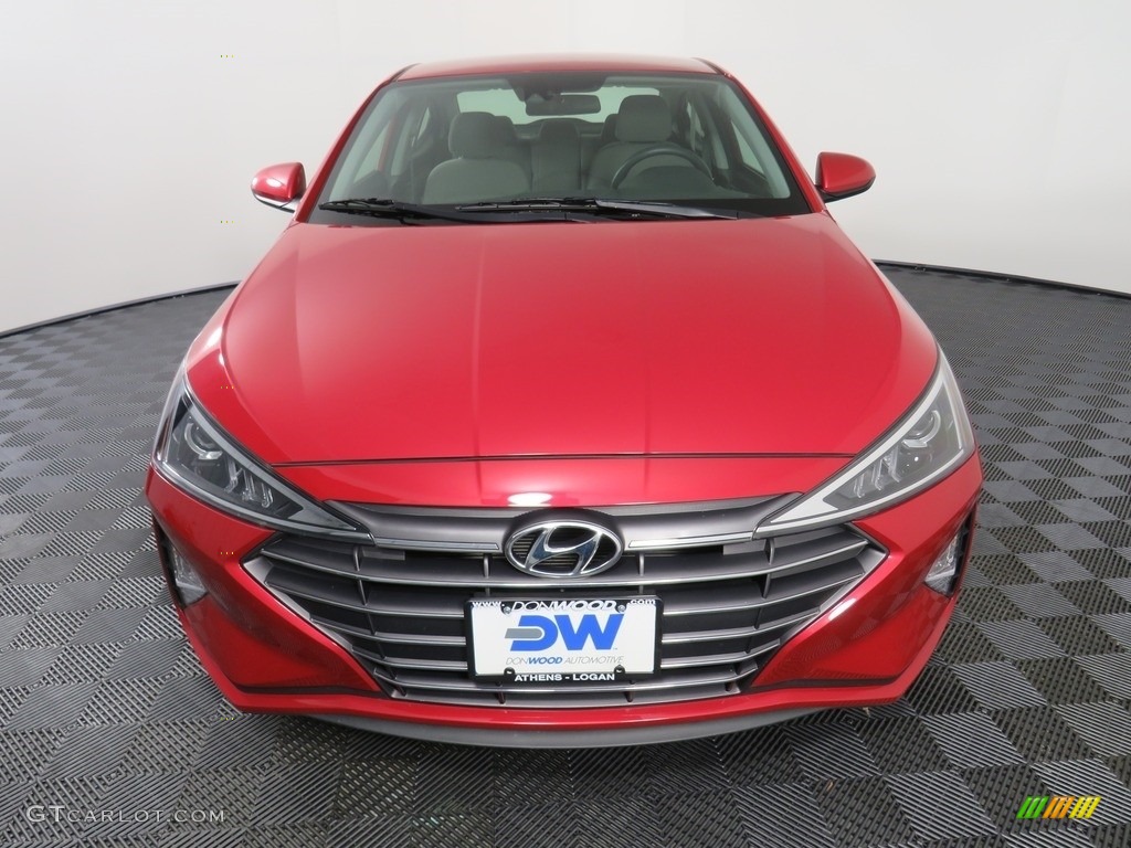 2019 Elantra SEL - Scarlet Red / Black photo #5