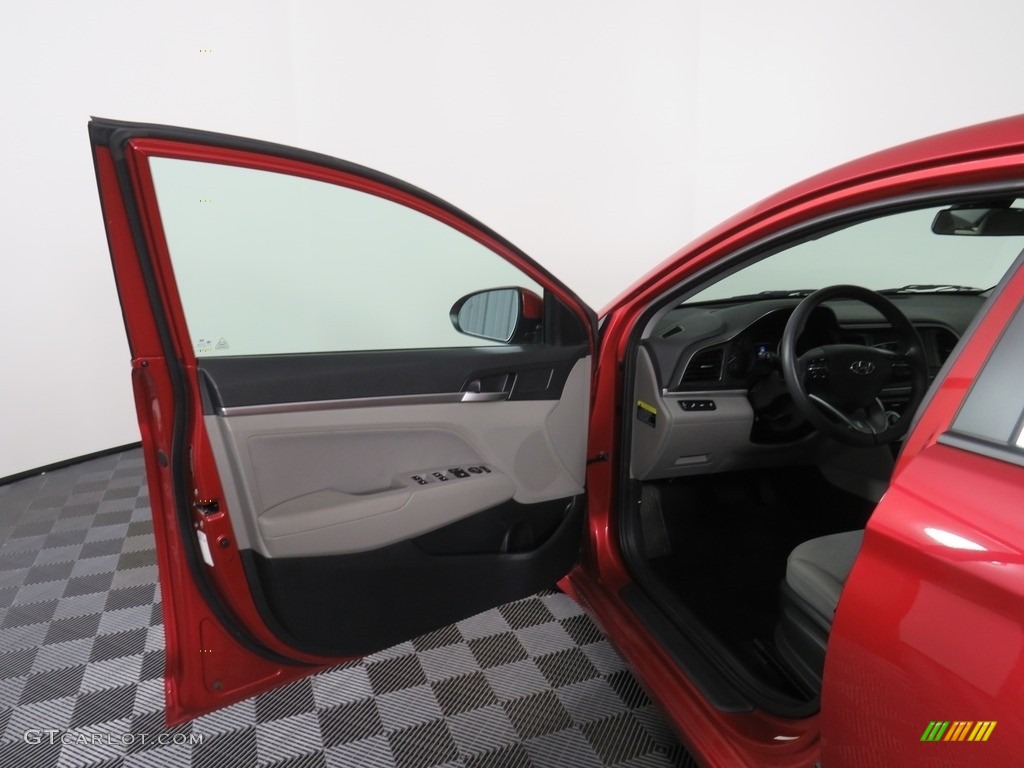 2019 Elantra SEL - Scarlet Red / Black photo #29