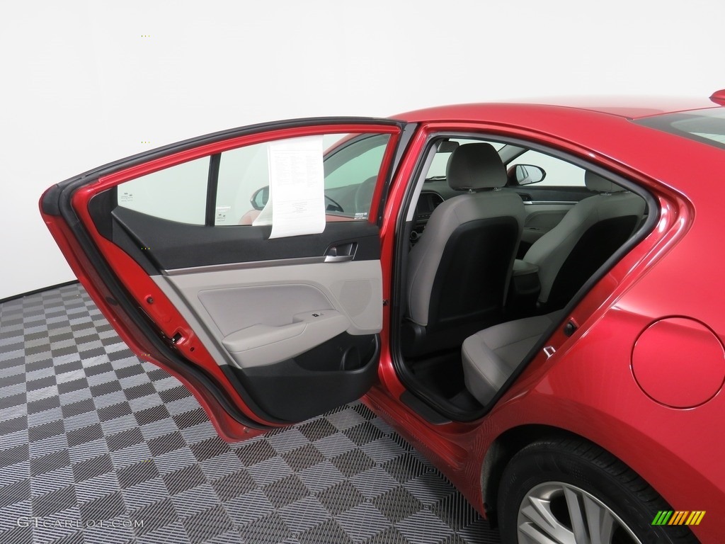 2019 Elantra SEL - Scarlet Red / Black photo #32