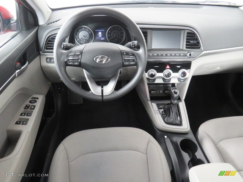 2019 Elantra SEL - Scarlet Red / Black photo #34