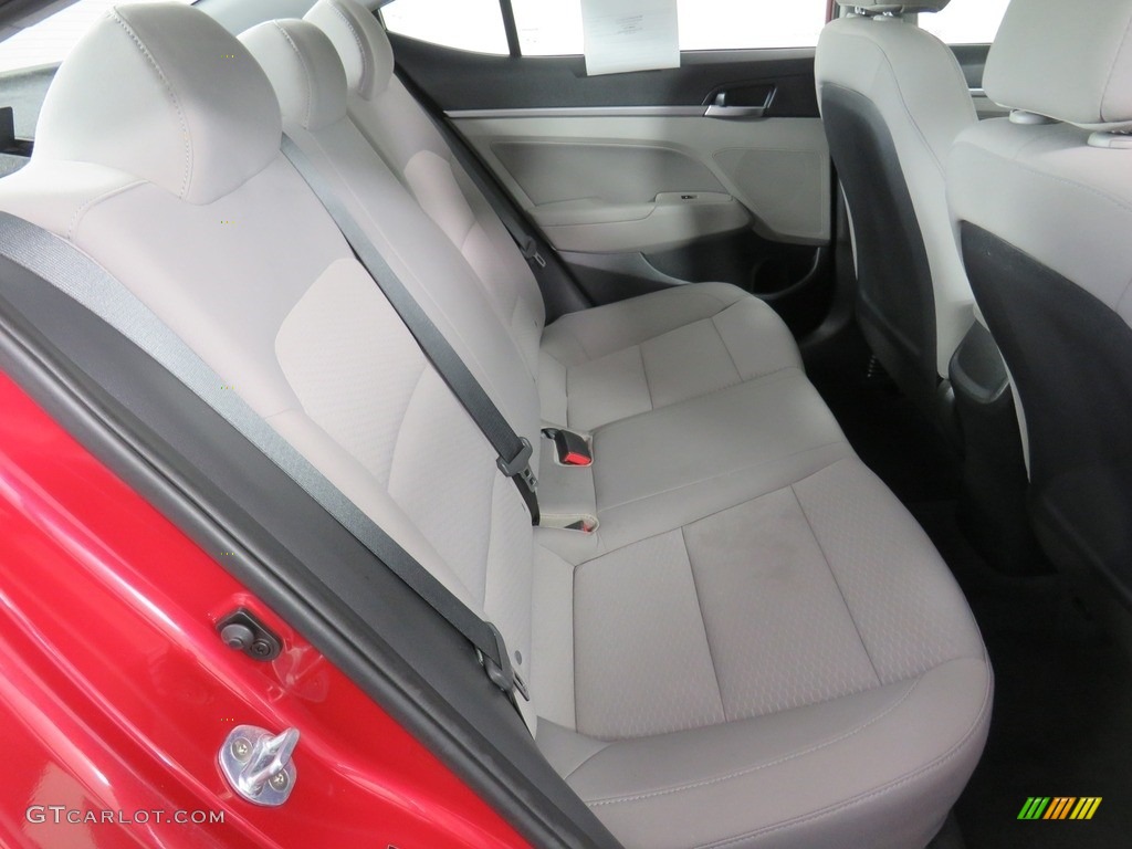 2019 Elantra SEL - Scarlet Red / Black photo #36