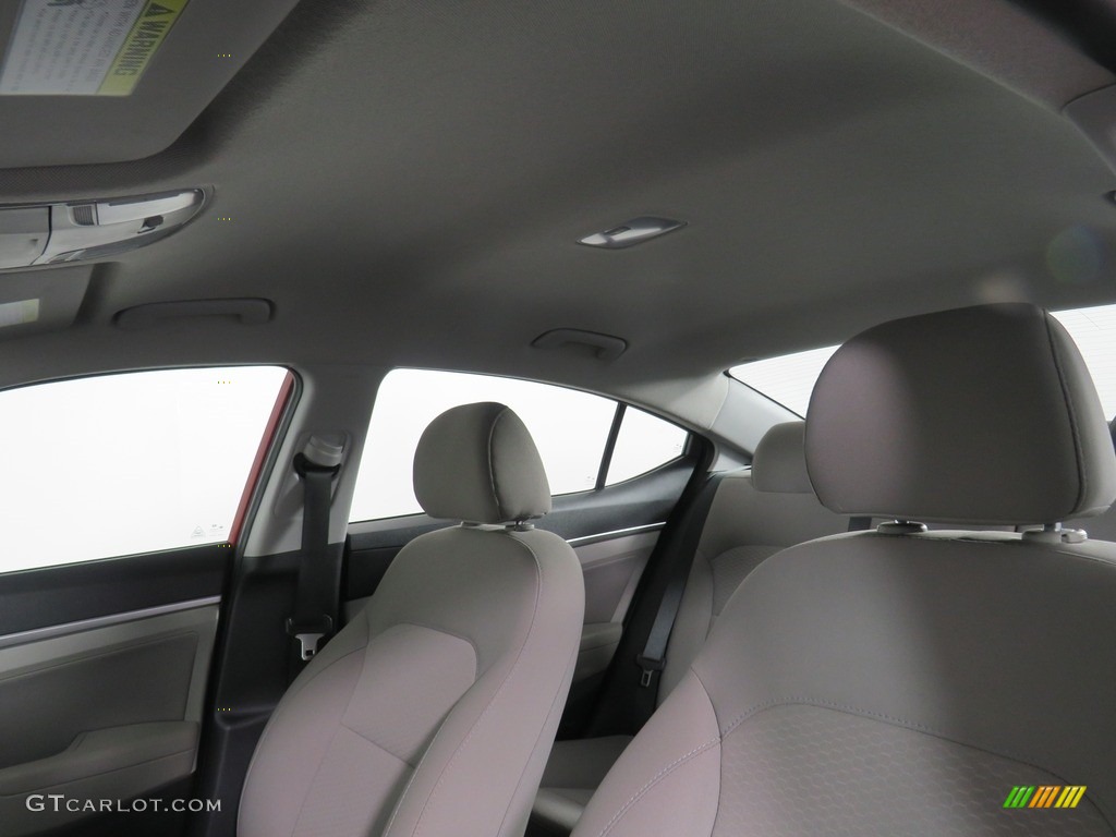 2019 Elantra SEL - Scarlet Red / Black photo #41