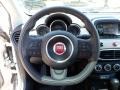 Black 2016 Fiat 500X Easy AWD Steering Wheel