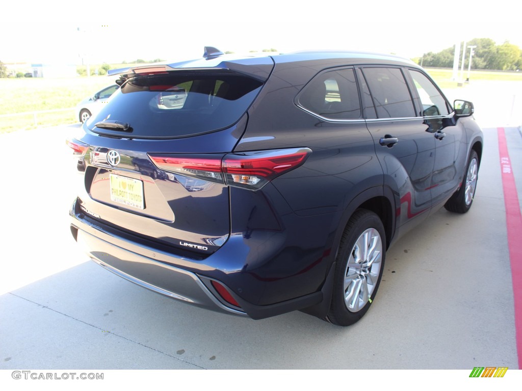 2020 Highlander Limited - Blueprint / Harvest Beige photo #8