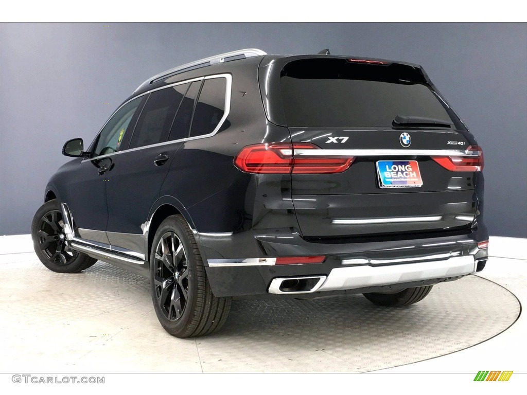 2020 X7 xDrive40i - Black Sapphire Metallic / Coffee photo #2