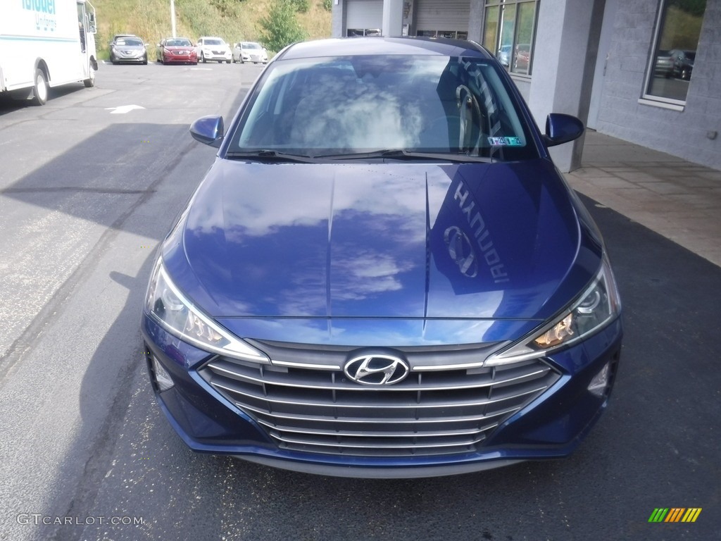 2019 Elantra SEL - Lakeside Blue / Gray photo #3
