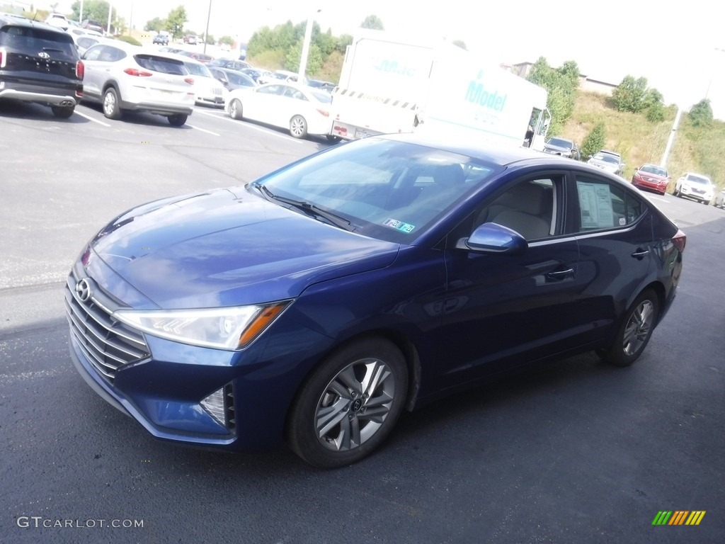 2019 Elantra SEL - Lakeside Blue / Gray photo #4