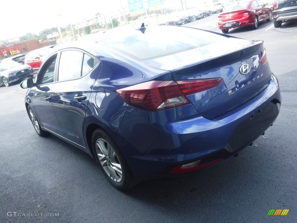 2019 Elantra SEL - Lakeside Blue / Gray photo #6