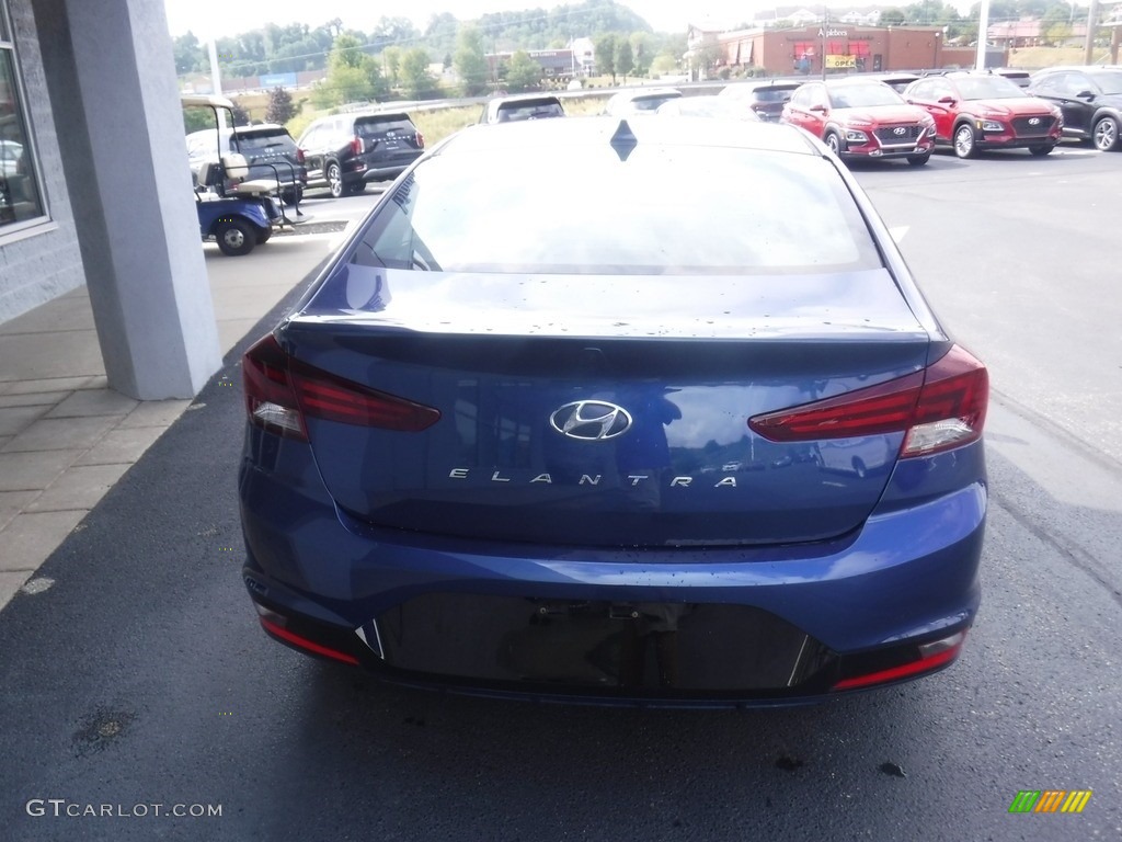 2019 Elantra SEL - Lakeside Blue / Gray photo #7