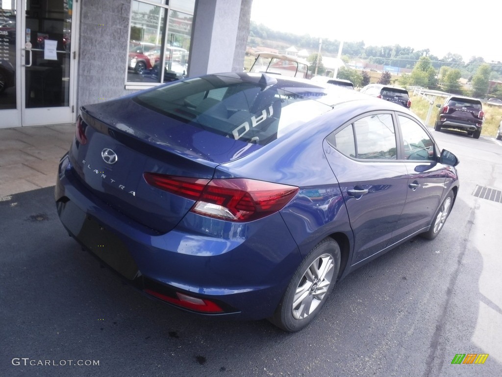 2019 Elantra SEL - Lakeside Blue / Gray photo #8