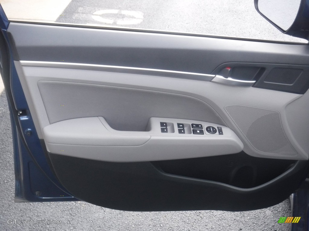 2019 Elantra SEL - Lakeside Blue / Gray photo #10