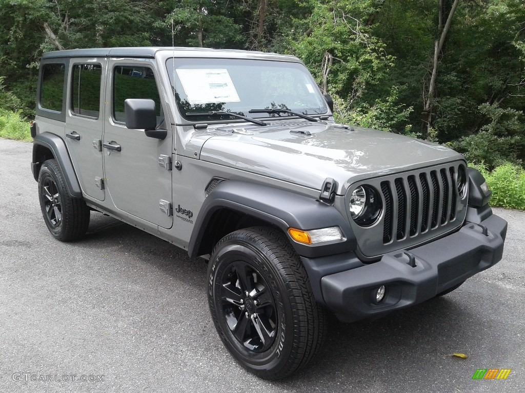 Sting-Gray 2020 Jeep Wrangler Unlimited Altitude 4x4 Exterior Photo #139022657