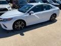Super White 2020 Toyota Camry SE AWD