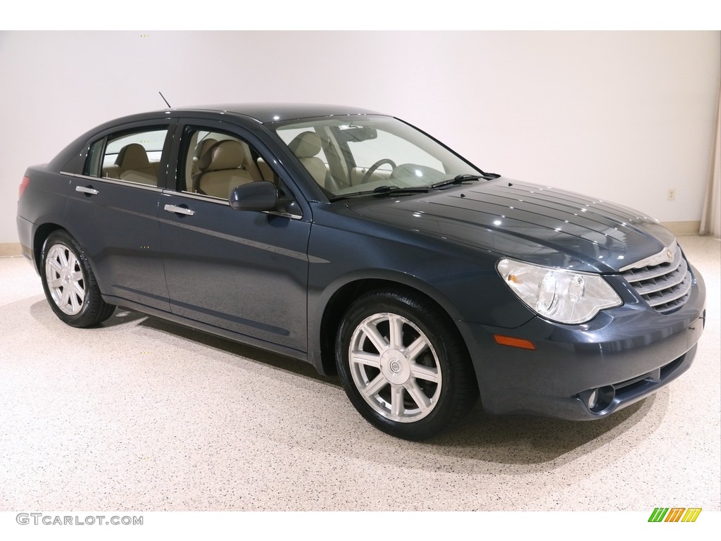 2008 Sebring Limited Sedan - Modern Blue Pearl / Medium Pebble Beige/Cream photo #1