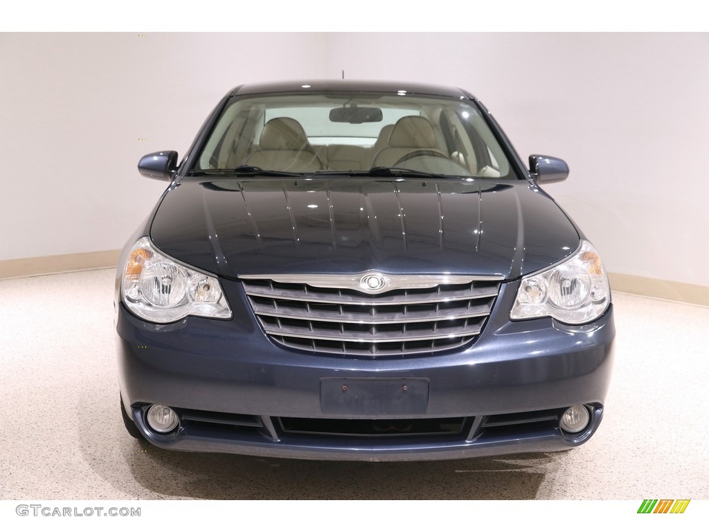 2008 Sebring Limited Sedan - Modern Blue Pearl / Medium Pebble Beige/Cream photo #2