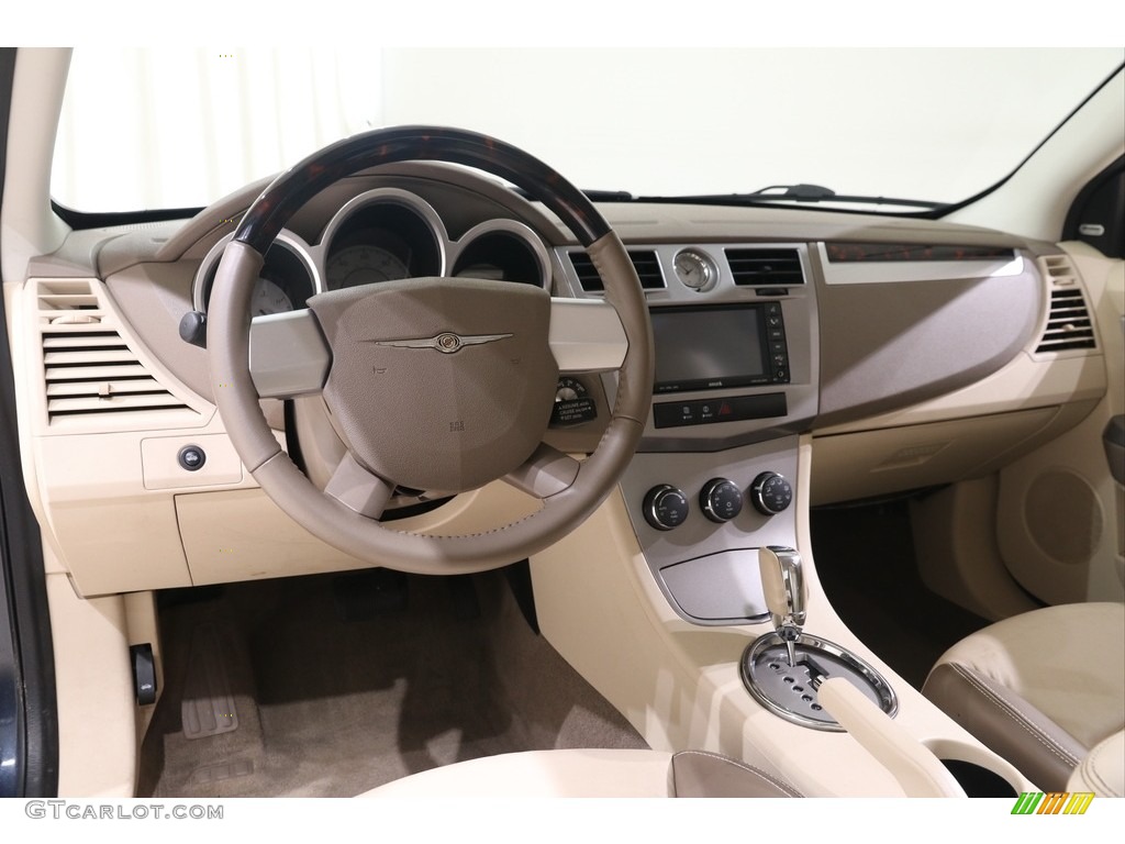 2008 Sebring Limited Sedan - Modern Blue Pearl / Medium Pebble Beige/Cream photo #6