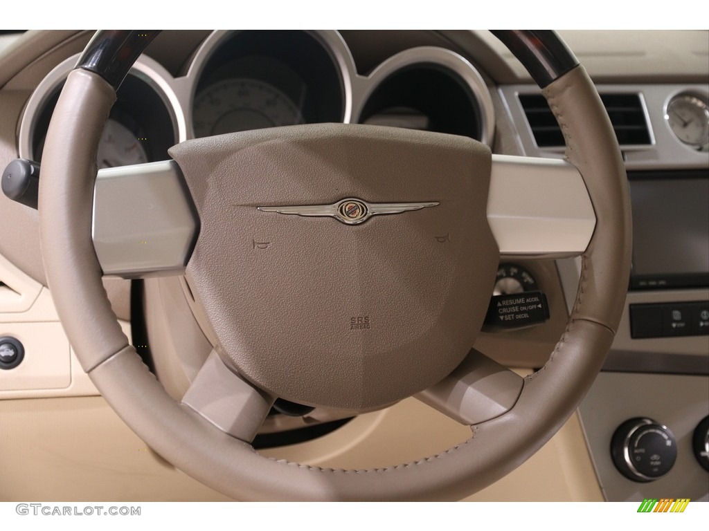 2008 Sebring Limited Sedan - Modern Blue Pearl / Medium Pebble Beige/Cream photo #7