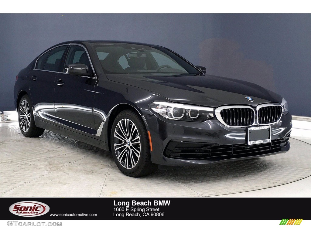2020 5 Series 530i Sedan - Dark Graphite Metallic / Black photo #1