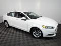 2016 Oxford White Ford Fusion S  photo #2