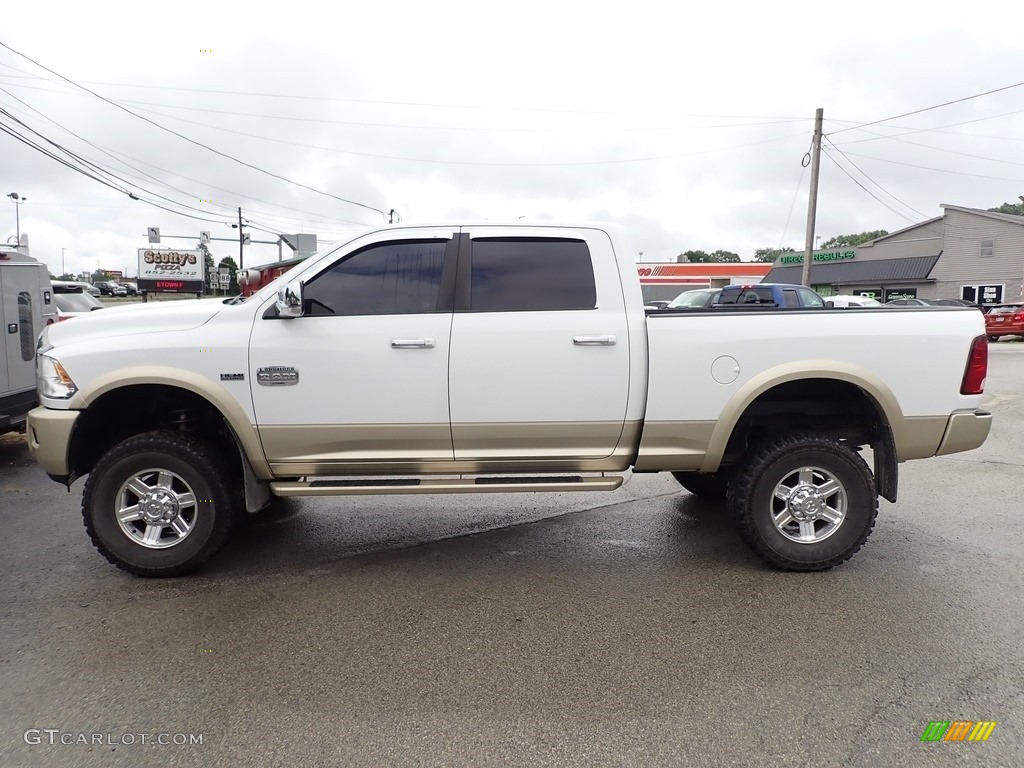 Bright White 2012 Dodge Ram 2500 HD Laramie Longhorn Crew Cab 4x4 Exterior Photo #139024019