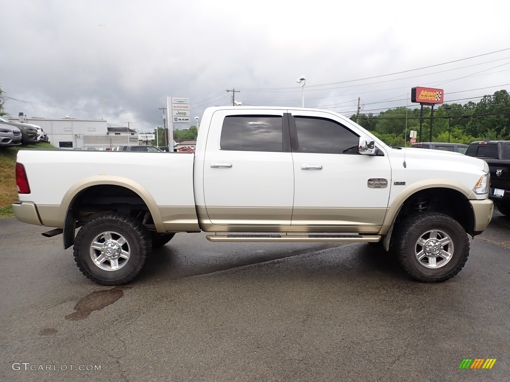 Bright White 2012 Dodge Ram 2500 HD Laramie Longhorn Crew Cab 4x4 Exterior Photo #139024097