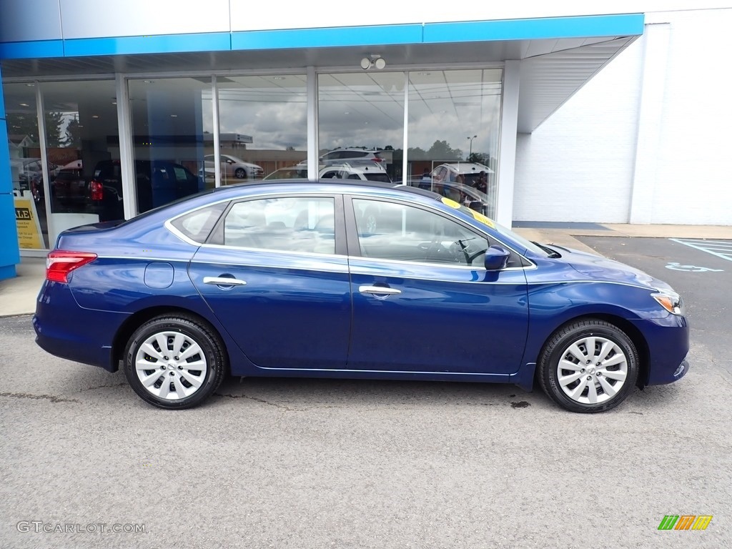 Deep Blue Pearl 2016 Nissan Sentra S Exterior Photo #139024124