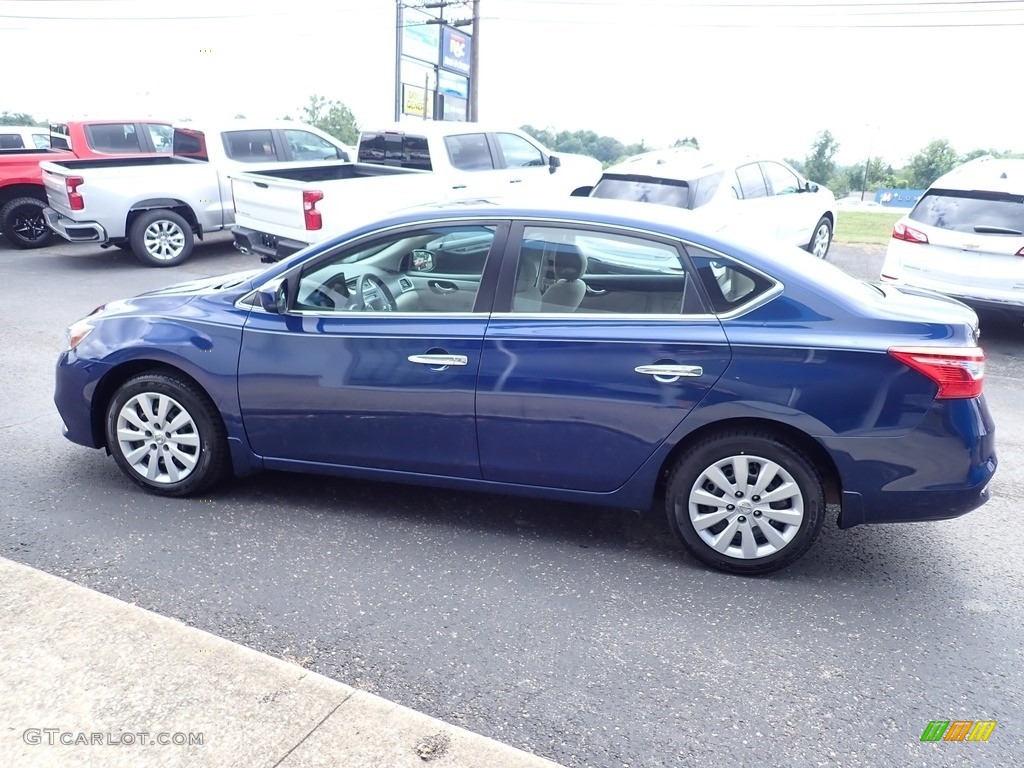 Deep Blue Pearl 2016 Nissan Sentra S Exterior Photo #139024229