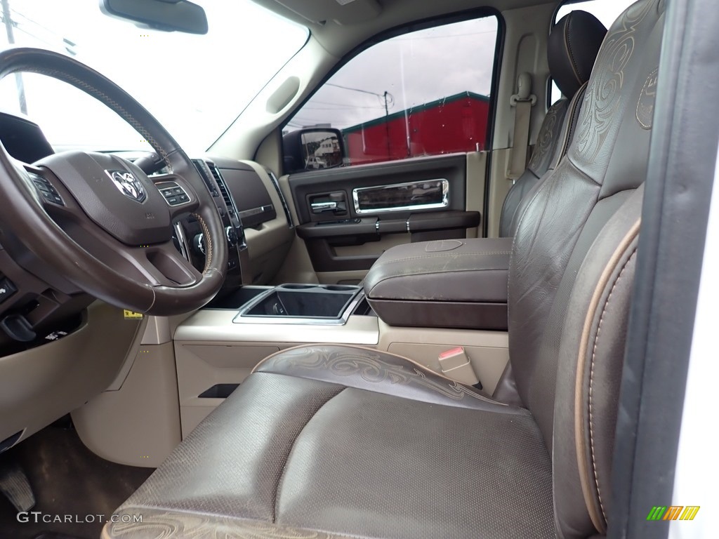 2012 Dodge Ram 2500 HD Laramie Longhorn Crew Cab 4x4 Front Seat Photo #139024247