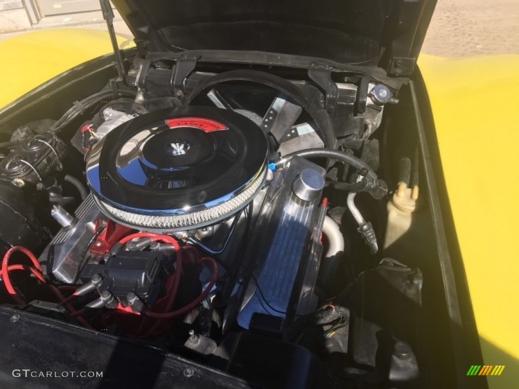 1976 Corvette Stingray Coupe - Bright Yellow / Black photo #2