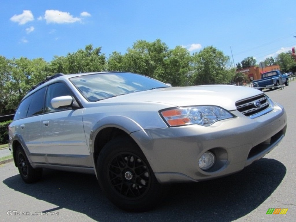 2006 Outback 2.5i Limited Wagon - Brilliant Silver Metallic / Off Black photo #1