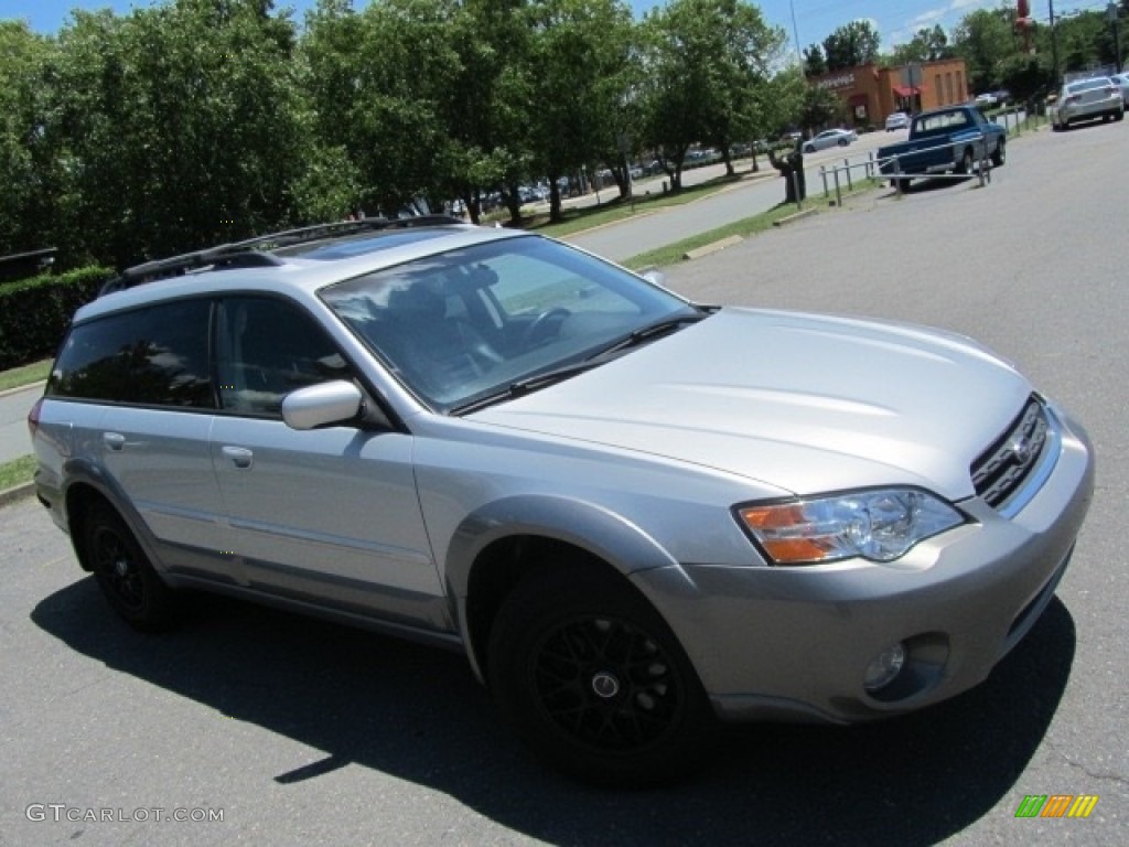 2006 Outback 2.5i Limited Wagon - Brilliant Silver Metallic / Off Black photo #3