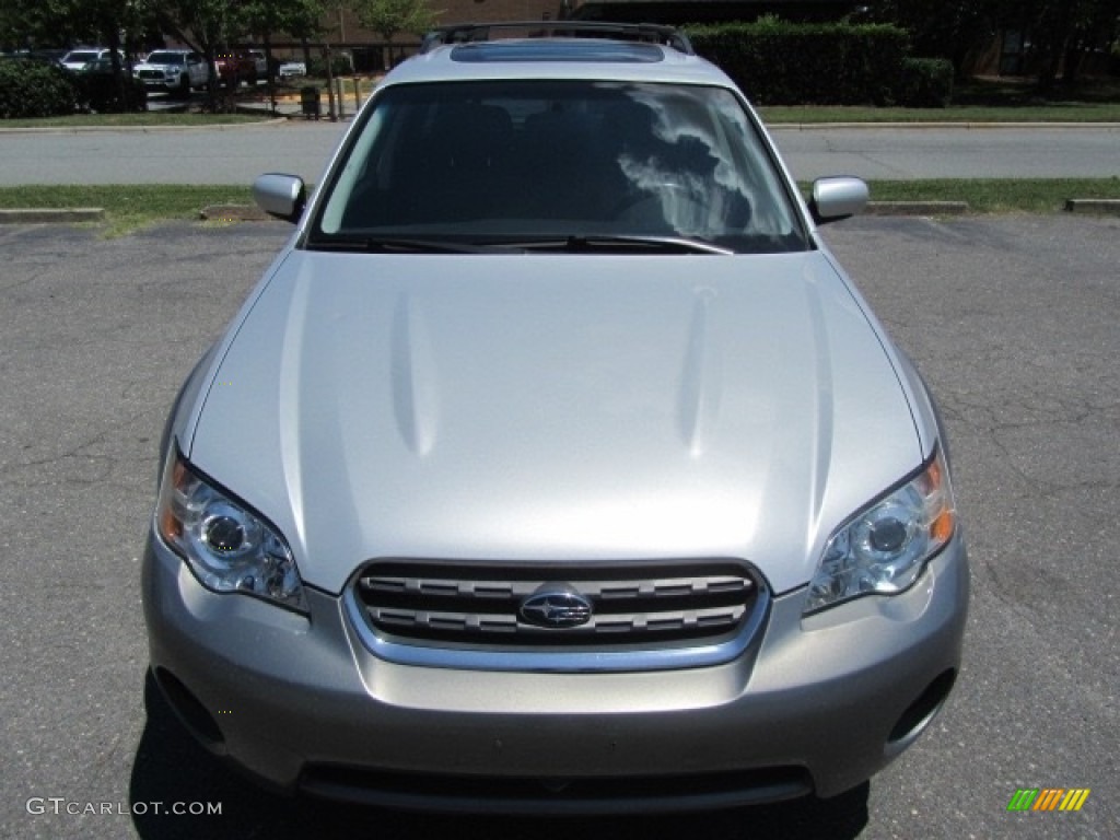 2006 Outback 2.5i Limited Wagon - Brilliant Silver Metallic / Off Black photo #5