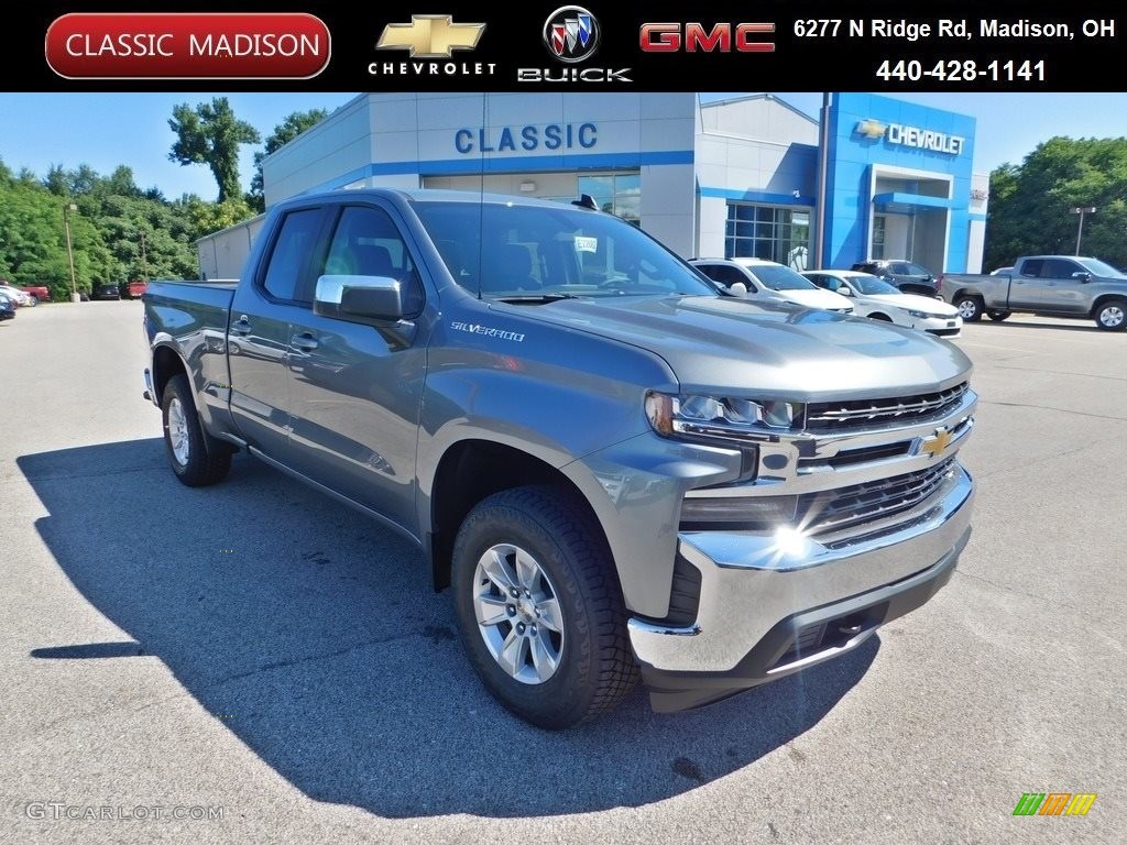 2020 Silverado 1500 LT Double Cab 4x4 - Satin Steel Metallic / Jet Black photo #1