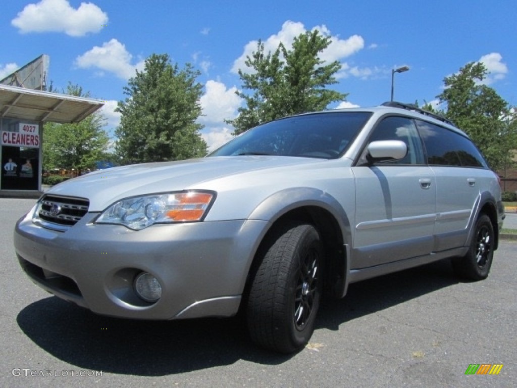 2006 Outback 2.5i Limited Wagon - Brilliant Silver Metallic / Off Black photo #6