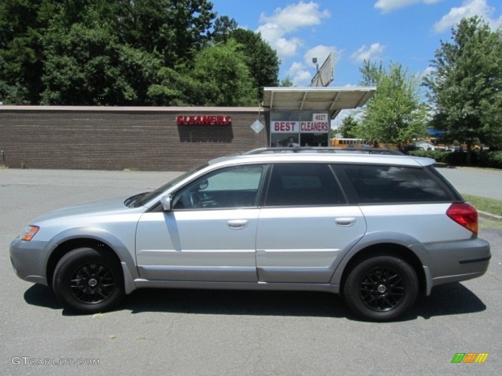 2006 Outback 2.5i Limited Wagon - Brilliant Silver Metallic / Off Black photo #7