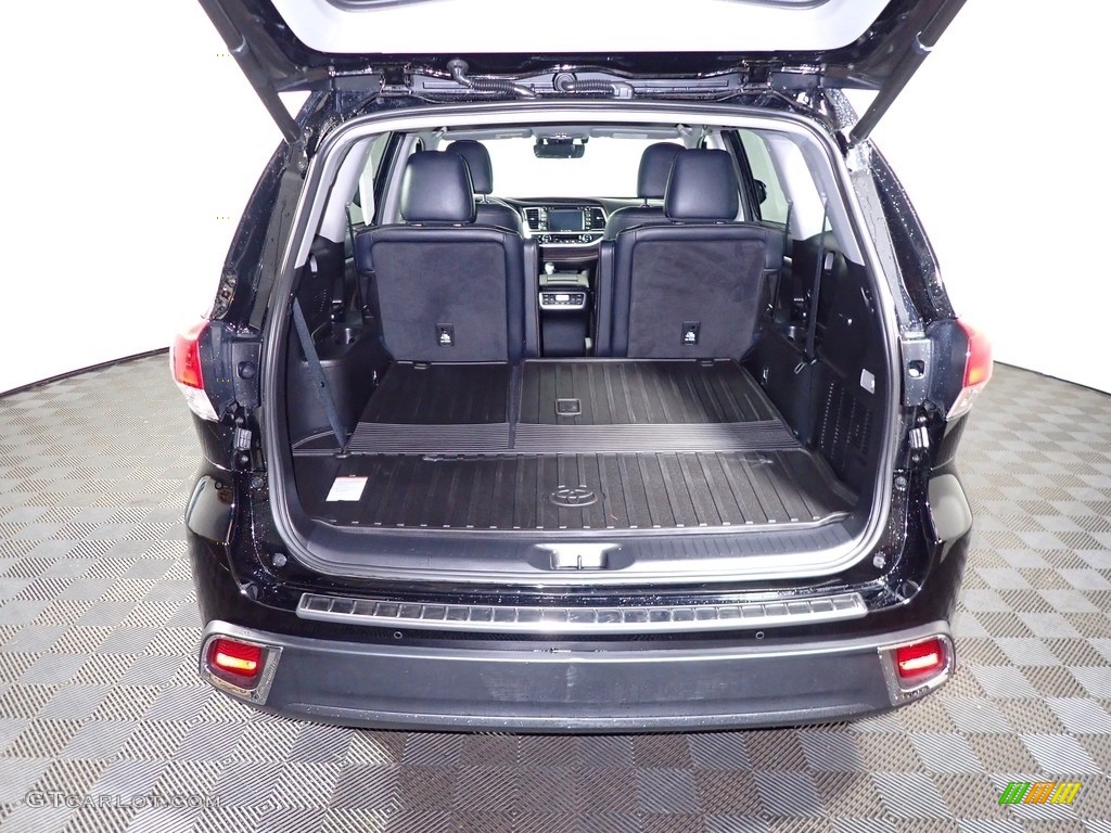 2019 Highlander Hybrid Limited AWD - Midnight Black Metallic / Black photo #12