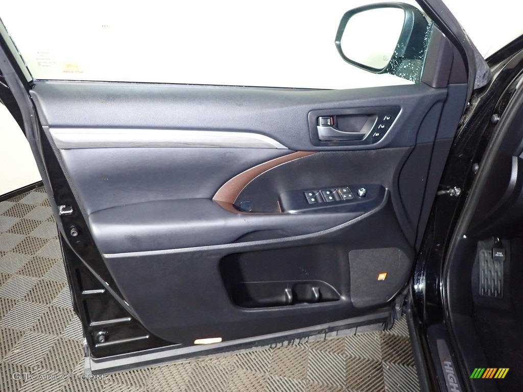 2019 Highlander Hybrid Limited AWD - Midnight Black Metallic / Black photo #18