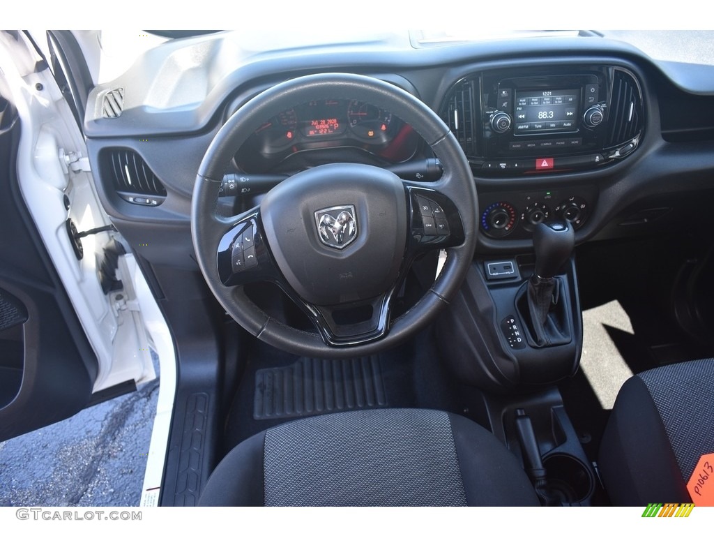 2016 Ram ProMaster City Tradesman Cargo Van Black Dashboard Photo #139026746
